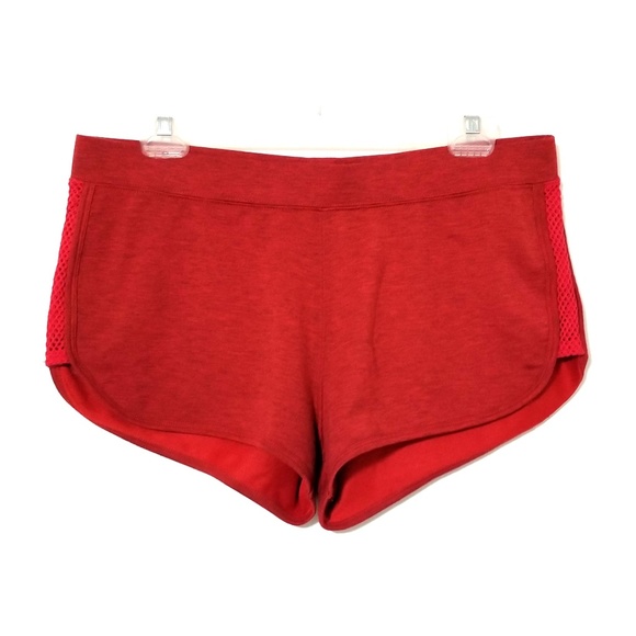Fabletics NWOT Mesh Side Miramar Shorts Red - Picture 2 of 8